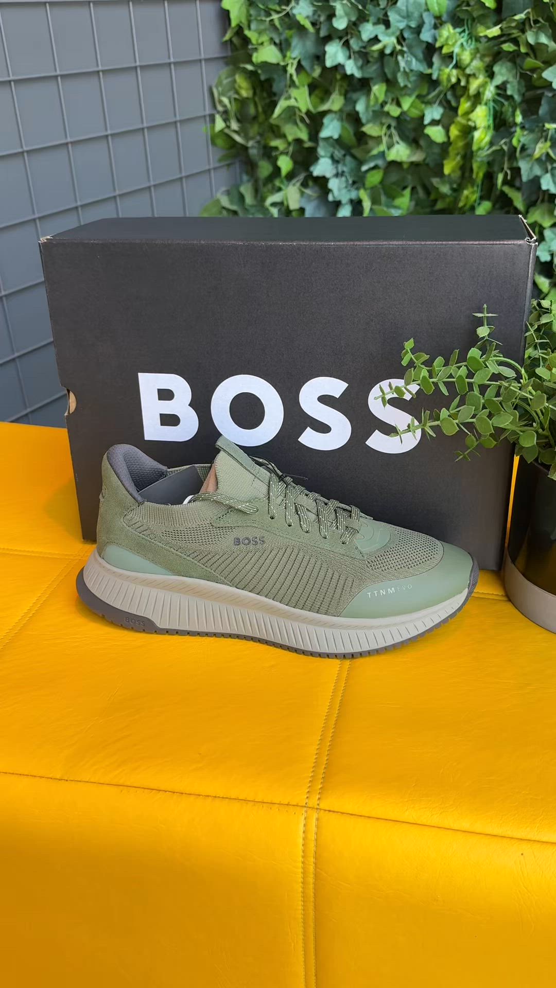 Tênis Hugo Boss Masculino Ttnm Evo Slon Knsd 342 Verde | Adamanto